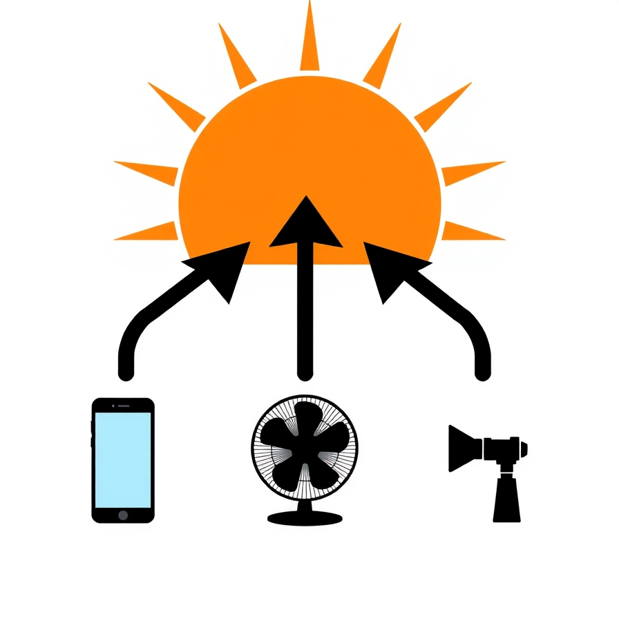 Rural solar hub usage